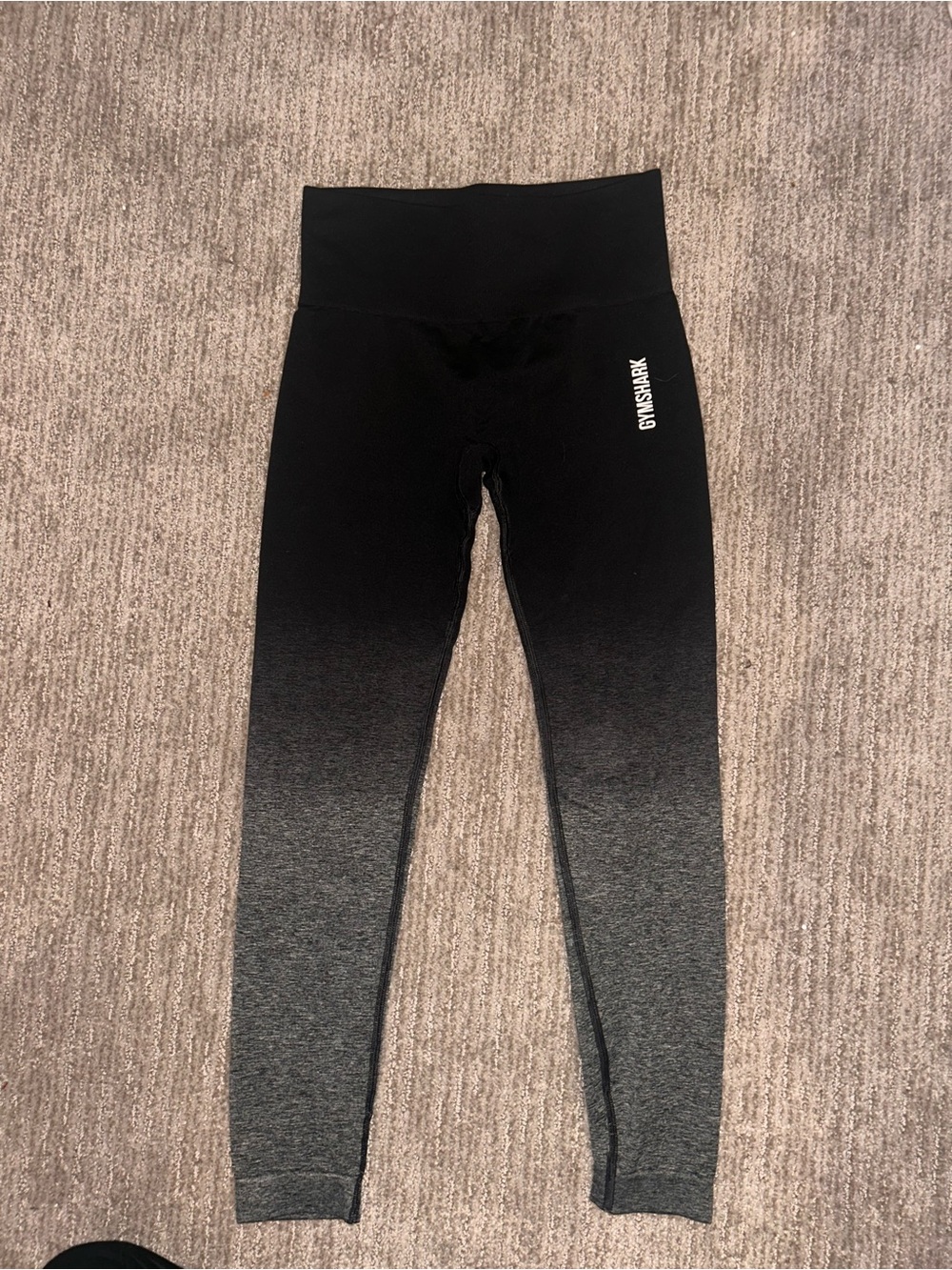 Gymshark Black to Gray Ombre High-Waist Leggings